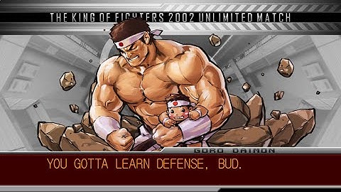 KOF 2002 UM - Goro Daimon combo 100%