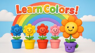 Learn Colors with Happy Flowers! 🌸 | Fun Color Matching for Kids