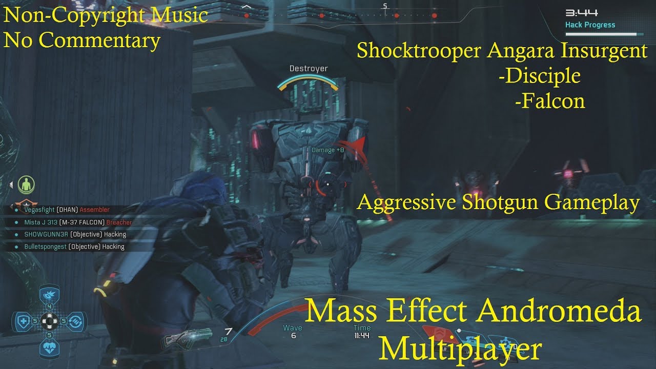Angara Insurgent | Shocktrooper Gameplay  | Full Game | Mass Effect Andromeda Multiplayer