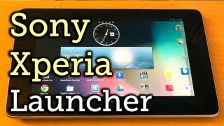 Install Sony's Xperia Launcher on Your Nexus 7 Tablet [How-To] screenshot 1