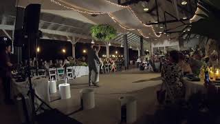 Making your Wedding Memorable Cold Spark Dancing on the Cloud Dj LightingDesigner Uplighting Hawaii