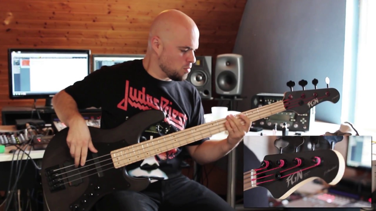 Profanity  "Who Leaves Stays" - bass play-through by Lukas Haidinger