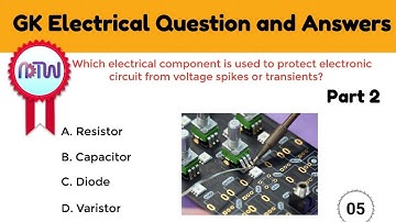 Electrical Science Quiz part 2: Test Your Knowledge with Multiple Choice Questions | Video 2