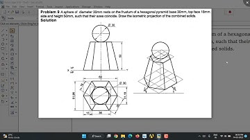 ISOMETRIC PROJECTION PROBLEM 9