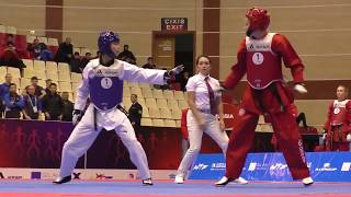 China vs Russia. Female. World Taekwondo World Cup Team Championships, Baku-2016.