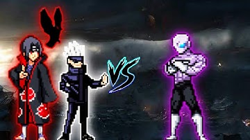 Limitless Gojo & Itachi S1 OP VS Jiren OP (all form) in Jump Force Mugen😱