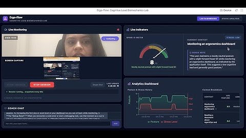 Ergo-Flow: Multimodal Inference of Cognitive Load and Posture using Gemini 3 Pro