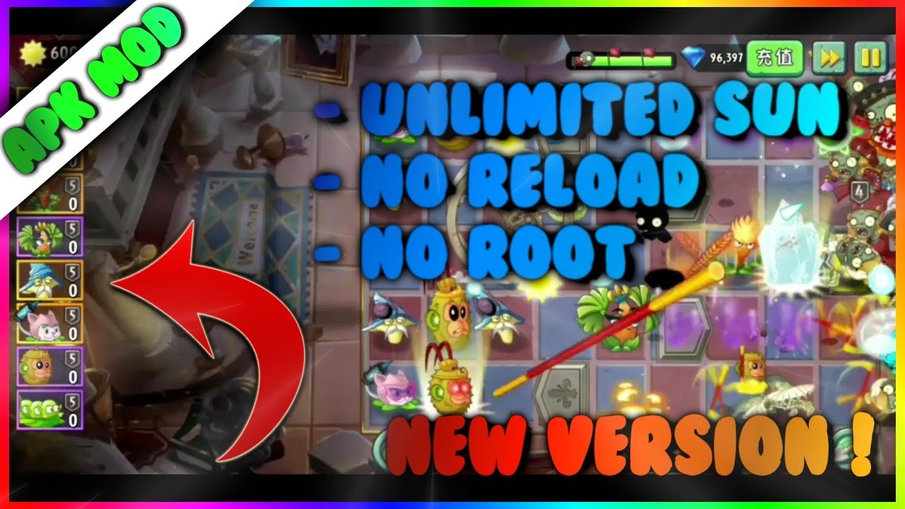 ¤ NEW ¤ MOD APK UNLIMITED SUN NO RELOAD IN