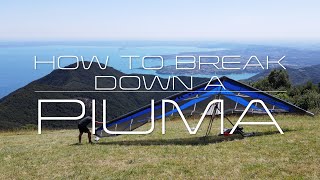 [4K] How to break down a Piuma Hang Glider from ICARO2000