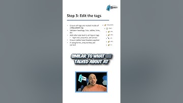 PDF tagging for accessibility! #pdfaccessibility #pdfdesign #accessibilitymatters