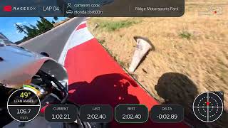 2 minute lap at the Ridge Motorsports Park