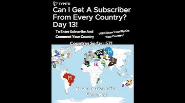 Can I Get A Subscriber from every country? ( Day 13! )