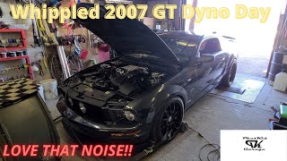 Whippled 2007 Mustang GT Hits the Rollers
