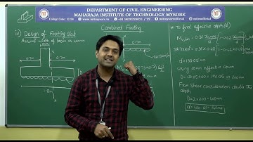 DESIGN OF BEAM AND SLAB TYPE COMBINED FOOTING/DRSS/17CV72/CLASS 11
