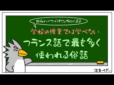 フランス語で最も頻繁に使われる俗語~5選【学校の授業で学べないフランス語】(putain, merde, etc)