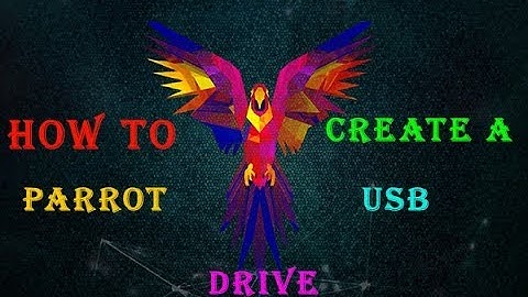 How to create a Parrot USB drives || create bootable usb with parrot sec 4.6