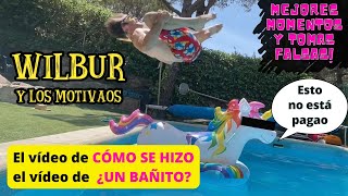 ASÍ SE HIZO… el vídeo del BAÑITO! 🏊‍♂️ de Wilbur Y Los Motivaos 🥸