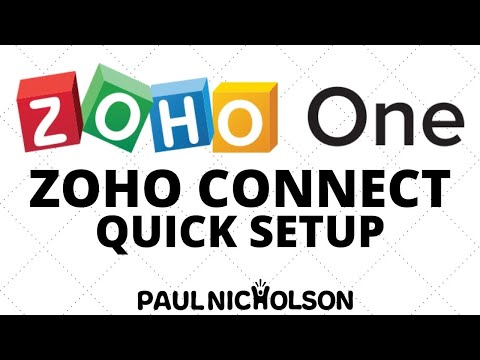 Zoho Connect Quick Setup For Zoho ONE
