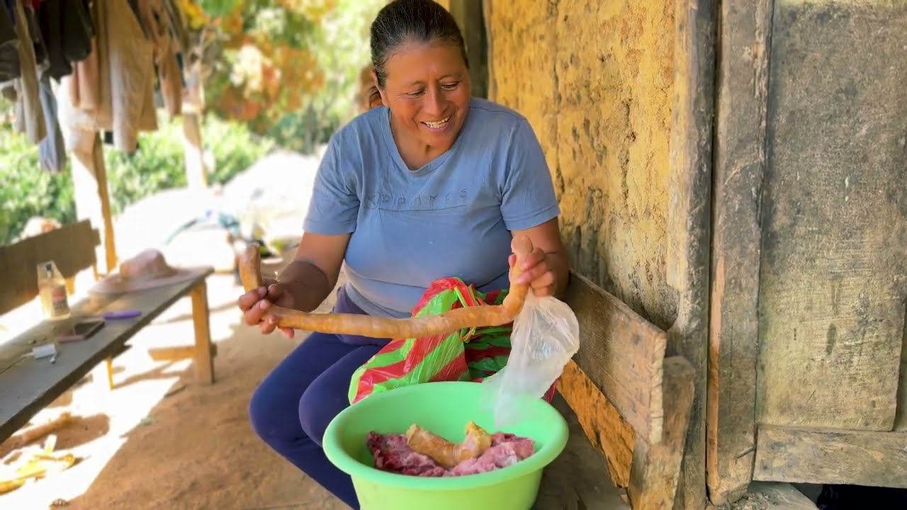 Hice Arroz con longaniza y sancocho de chancho a leña | Tía Anita