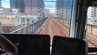 都営5500形　快速　京成船橋→京成津田沼　運転風景＆前面展望