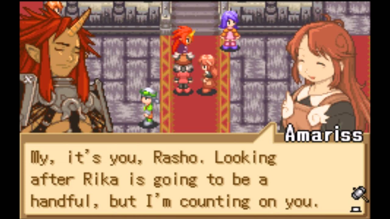[GBA] Summon Night: Swordcraft Story Прохождение / Walkthrough part 1 ...
