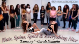Trendy Bellydance Duet  &quot;Esma,ny&quot; - Carole Samaha | Janelle Issis and Gabriela Figueroa |@JBELLYBURN