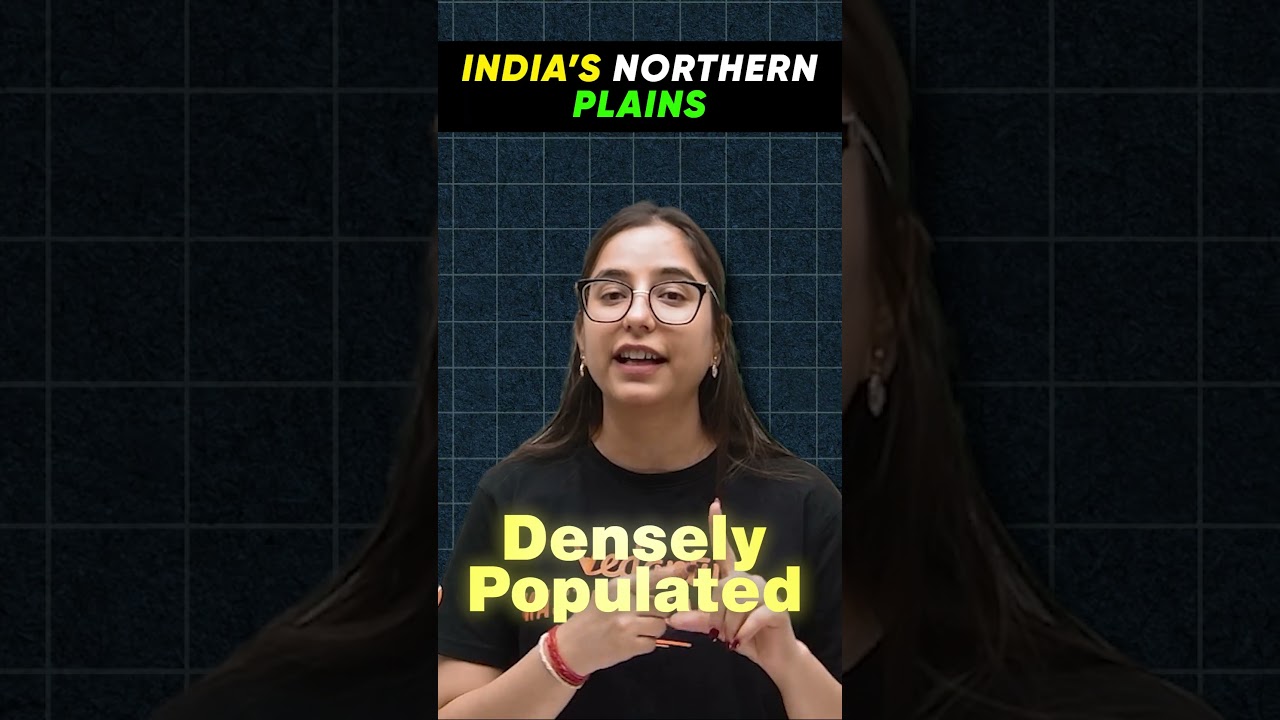 Northern Plains Explained in 60 Secs 🤩| Class 9 Geography | Varsha Mam