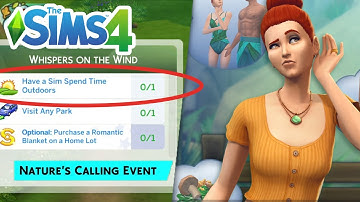 How To Have a Sim Spend Time Outdoors (Nature