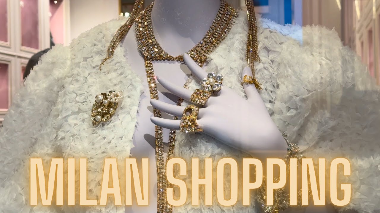Milan Window Shopping: Gucci, Prada, Versace & Luxury Bags, Shoes and Fashion in Milan