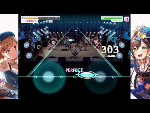 [ガルパ] Poppin'Party - Breakthrough! EXPERT AP [뱅드림][バンドリ]