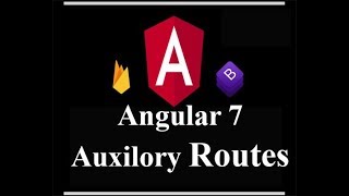 auxilory router outlet in angular 7