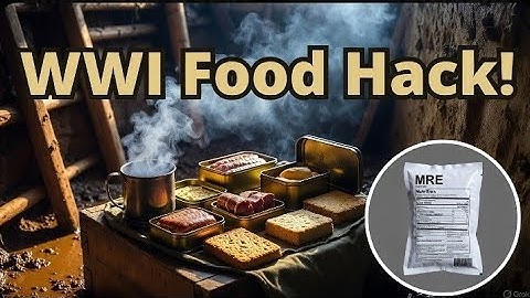 Stop met het kopen van MRE