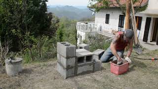 DIY Off-Grid Outdoor BBQ Grill | Kitchen & Rocket Stove Combo