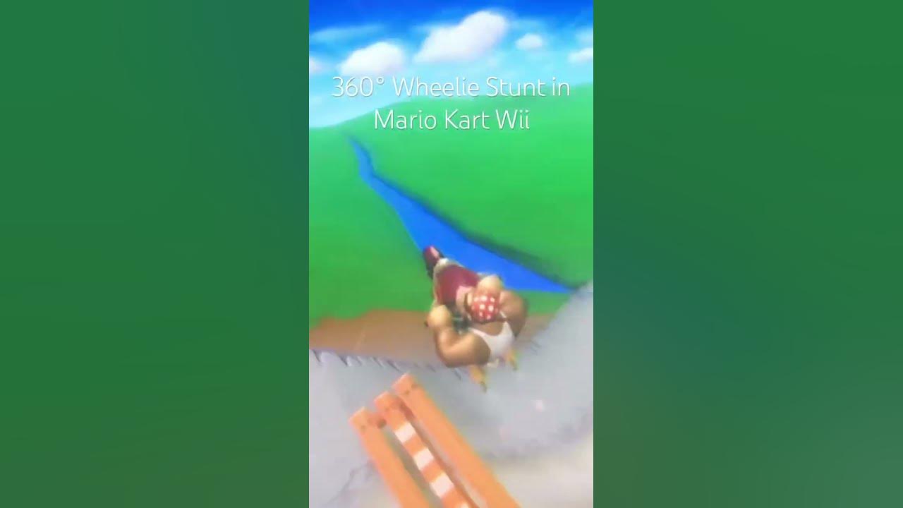 360° Wheelie In Mario Kart Wii?!?! viral YouTube