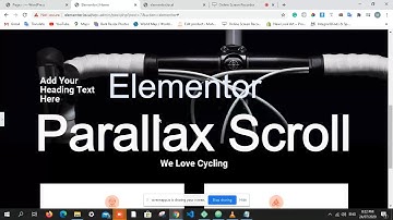 How To Use Parallax Scroll Effect with Elementor Free