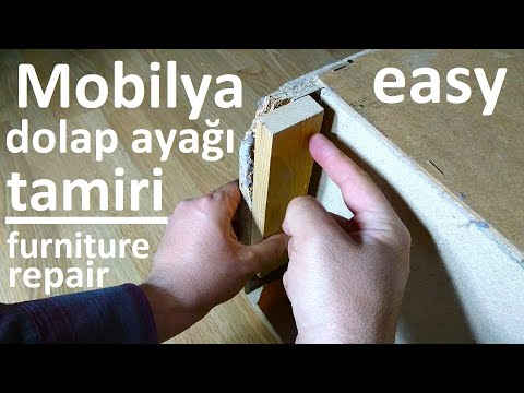 Mobilya - Gardırop - Dolap - Kitaplık Ayağı Tamiri Nasıl Yapılır?