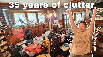 Decluttering My CHILDHOOD Home! | 35 YEARS of Clutter