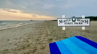 Myrtle Beach State Park Tent Camping  First Time  Myrtle Beach South Carolina