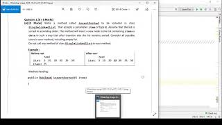 java 3  how to solve in test part 1(Arabic)