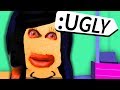 Used Roblox ADMIN commands to give her this UGLY face (Her BF left her after this...)