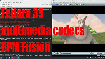 Fedora 39 how to install video codecs using RPM Fusion tutorial - November 2023 - 5019d21c