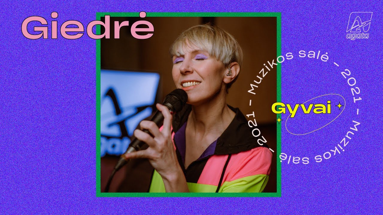 GIEDRĖS koncertas. Muzikos salė | Gyvai