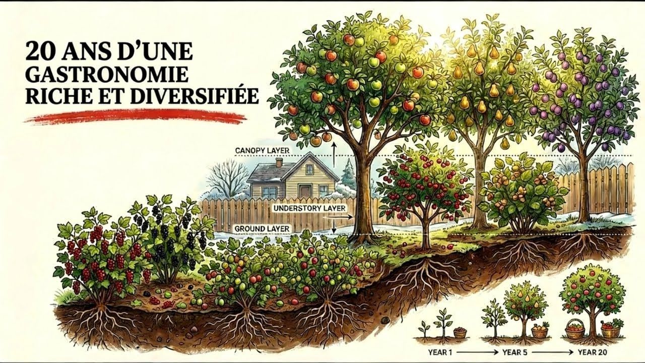 Créez une forêt comestible dans votre jardin : 7 plantes qui vous nourriront pendant 20 ans