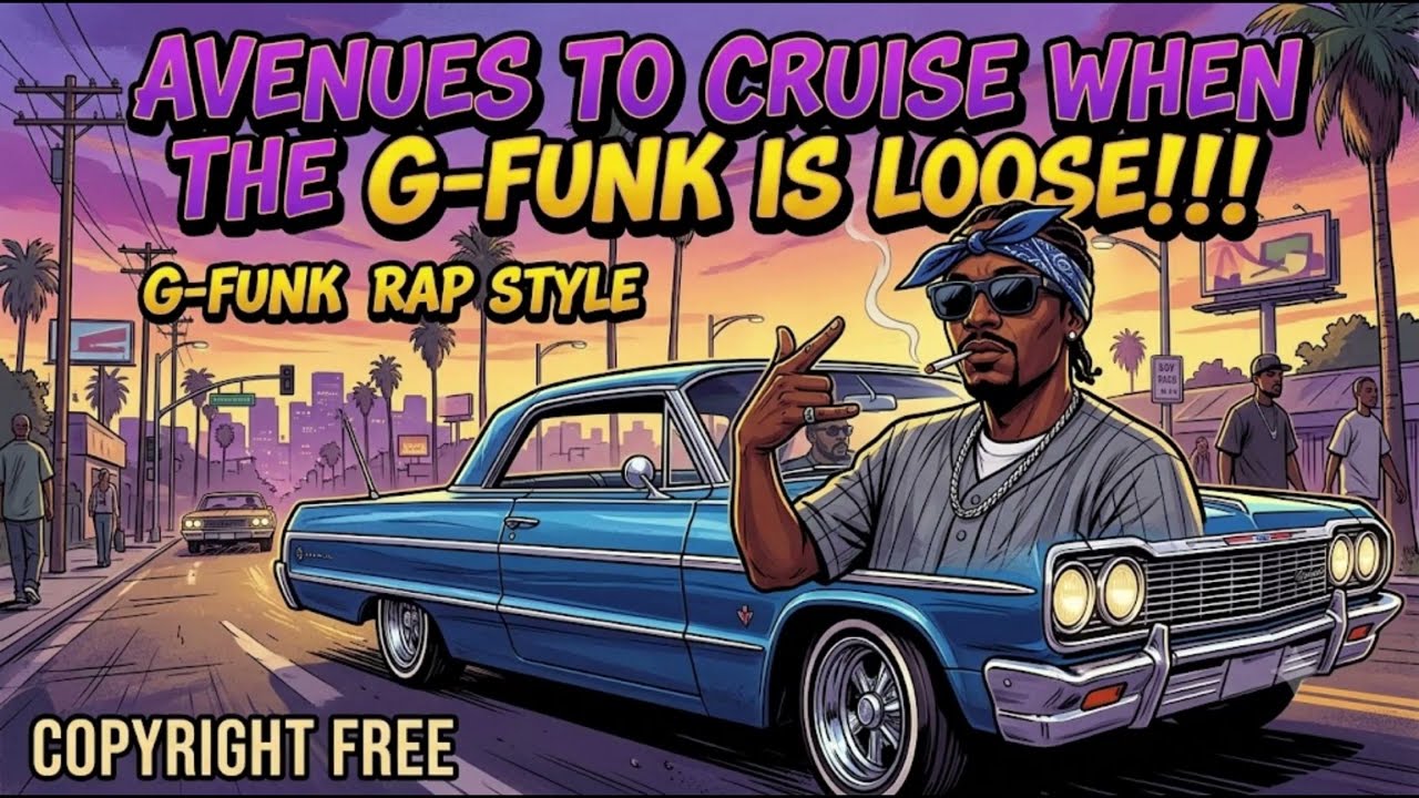 AVENUES TO CRUISE, WHEN THE G FUNK IS LOOSE!!! G-FUNK RAP MUSIC