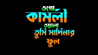 সু মধুর কণ্ঠে একটি গজল ওগো কামলি ওয়ালা শুনলে মনে প্রশান্তি চলে আসে যত শুনি ততই ভালো লাগে।