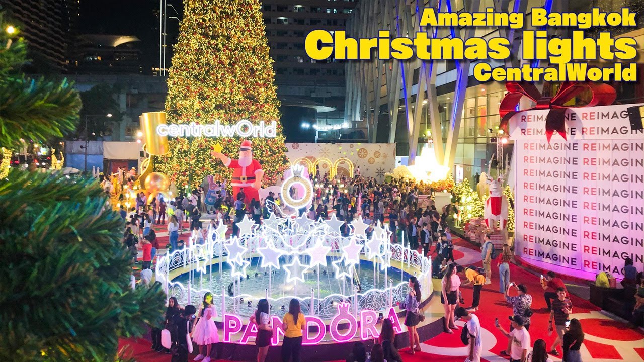 Amazing Bangkok Christmas lights(illumination) / CentralWorld YouTube