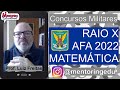AFA 2022 - Matemática Q55 (Versão A) | Prof. Luiz Freitas