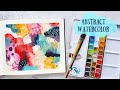 Abstract Watercolor Art Journal Page