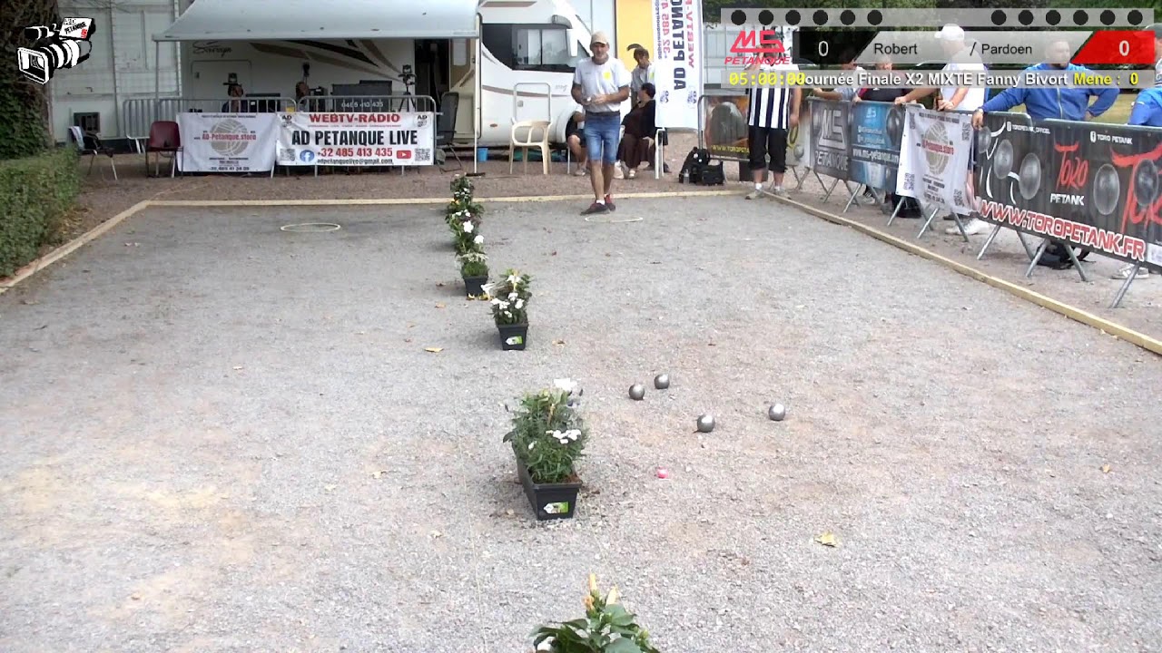 Miniature : Pétanque Finale Qualif Fanny Bivort X2 MIXTE