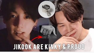 Jikook showing their kinky side / kookmin moments